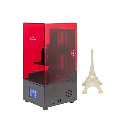 China High Accuracy Goofoo Beams 6.02 Inch 130*82*160mm Format LCD Resin 3d Dental Printer For Jewelery for sale