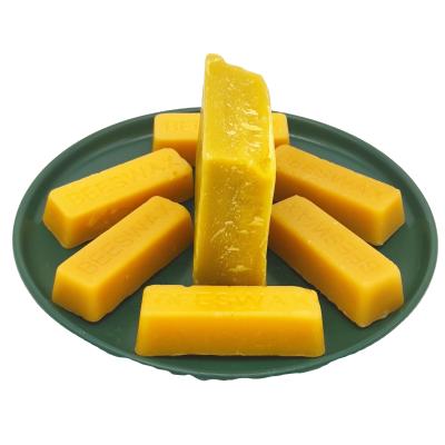 China Chinese food pharmacy cosmetics factory cosmetics grade honey beeswax bar beeswax bar with cheap price for sale