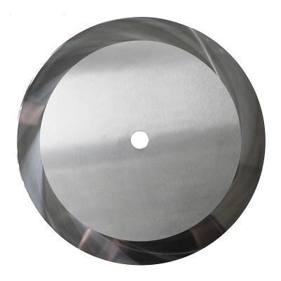 China Smooth Edge 110*70*1.2mm 9crsi No Burr Round Blade For Cutting Paper Cutting Membrane Cutting for sale