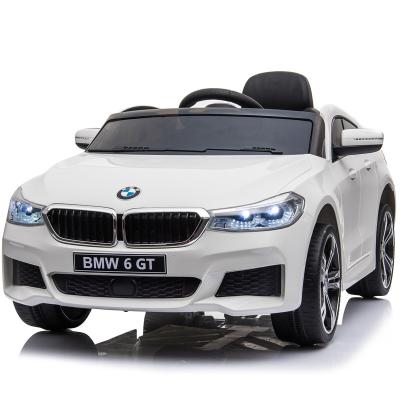 China Ride On Toy Stroller Baby BMW 6GT Licensed Wholesale License 12V Ride On Car Battery Operated Kids Baby Electric Toy Vehicle For Sale RC Stunt Car Car for sale