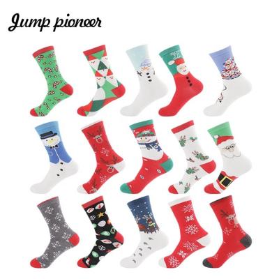 China High Quality Antibacterial Knit Socks Multi Designed Women Cartoon Gift Christmas Stocking 100% Cotton Socks for sale