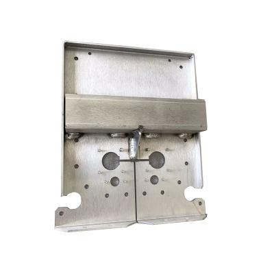 China Custom Telecommunication XINLIN Aluminum Alloy Metal Parts Metal Processing Sheet Metal Stamping for sale