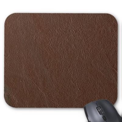 China Genuine Leather Mouse Mat Custom Mouse Pad for sale