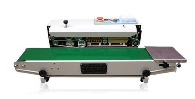 China FRD-1000V Horizontal Continuous Band Sealer with Solid-Ink Coding for sale