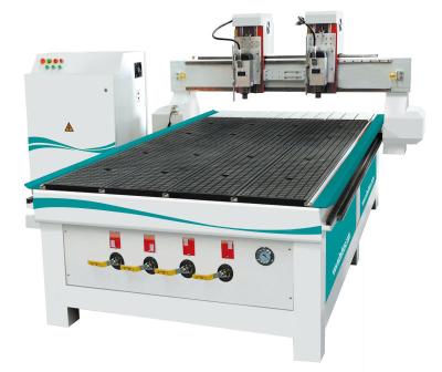 China 1325 Double Head CNC Wood Process Center for sale