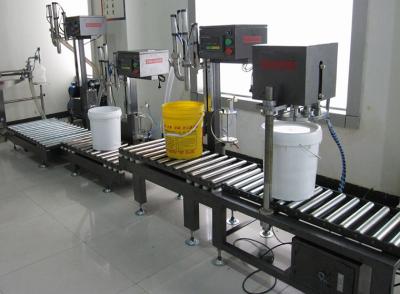 China FM-SW/20L single nozzle weight semi automatic liquid filling machine for sale