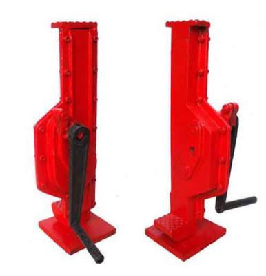 China Ratchet Rail Jack with Safety Crane Handle for sale