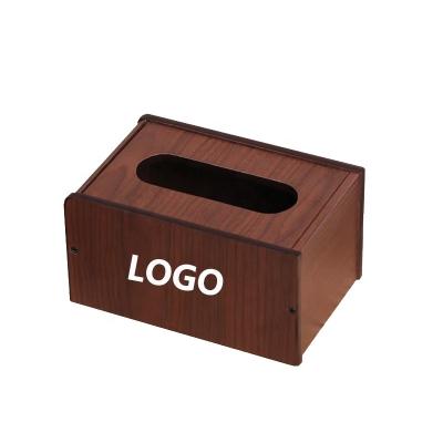 China Weibin Hot Sale Environmentally Durable Custom Bamboo Tissue Box Wooden Tissue Box Holder Display Box Wholesaler for sale