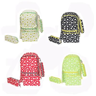 China Son and mother bag set wholesale custom printed canvas outdoor sports bags women's backpacks for students, children and teenagers sports backpack for sale