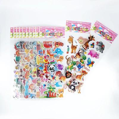 China Wholesale diy kids cartoon 3d self adhesive puffy vinyl stickers for custom printing for sale