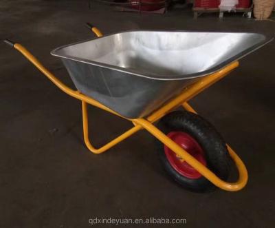 China Metal Pneumatic Garden Wheelbarrow Set For Building And Garden WB6414W Te koop