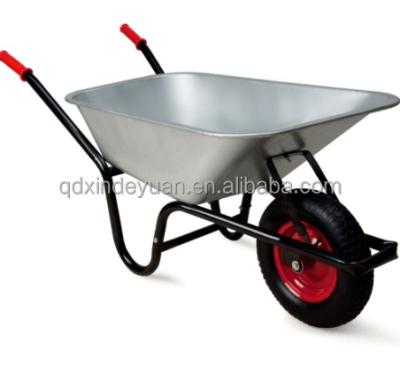 China WB5009 qingdao metal tray garden wheelbarrow for Germany Garden Farm Tools Equipment Wheelbarrow Te koop