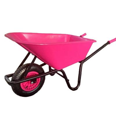 China Plastic Wheelbarrow WB6414 Building Material   Wheelbarrow Tray Ordinary Product for sale