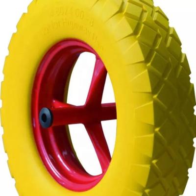 Chine Foam PU Foam Wheel 16 Inch 4.00-8 PU Wheel for Wheelbarrow 8