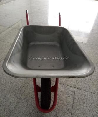 Chine Metal Tray Pneumatic Wheel garden farm tools equipment wheelbarrow Building Material   Wheelbarrow Tray Ordinary Product à vendre