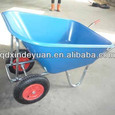 China South America wheelbarrow 9600-2 for sale WB9600-2 Industrial Tray Wheelbarrow for sale