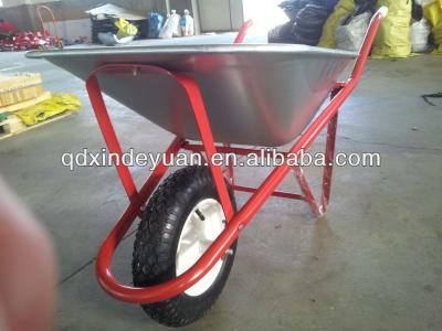 China Building Material Agricultural Wheel Barrow Wheelbarrow Tray Ordinary Product en venta