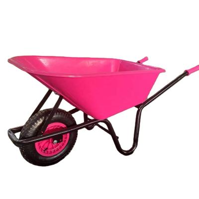 Chine Plastic Wheelbarrow WB6414  for Europe Market Building Material   Wheelbarrow Tray Ordinary Product à vendre