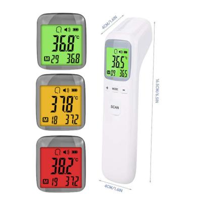 China 3S Response Time Contactess Forehead Infrared Thermometer With 3 Color Backlight for sale