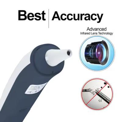 China White IR Forehead Ear Thermometer with 3-5CM Measuring Distance FDA Approved for sale