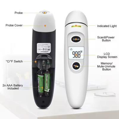 China Home Digital Forehead Thermometer With Memory and Fever Warning FDA Approved for sale