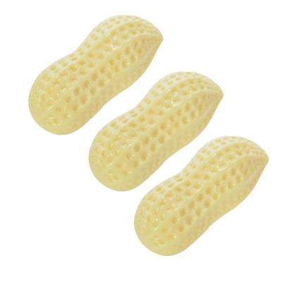 China Chew Dog Toy Pet Toys TPR Peanut Dog Biting Tooth Grinding Tooth Cleansing Sounding Toy for sale