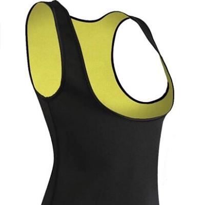 China Breathable Neoprene Sweat Slimming Sauna Reducing Slimming Vest Burning Vest Shaper Fat Body Shaper for sale