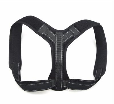 China New Type Durable Comfortable Superior Reflective Back Brace Stripe Posture Corrector Back Shoulder Belt Clavicle Support Cushion for sale