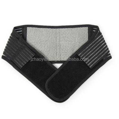 China Magnetic Heat Self Traction Slim Body Back Support Double Waist Support Back Magnetic Brace Neoprene Waist Support for sale