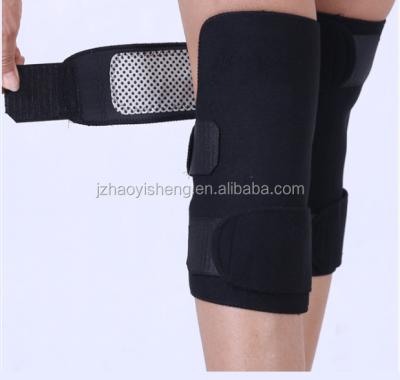 China Self-Heating Neoprene Tourmaline Heated Knee Pads Magnetic Knee Support for sale