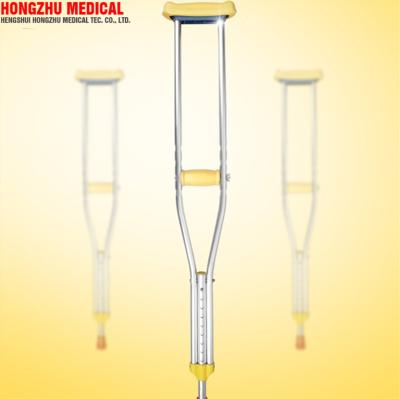 China Comfortable high quality stainless steel height adjustable crutches for sale