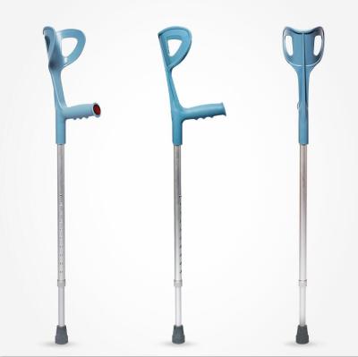 China Lightweight Comfortable Adjustable Aluminum Alloy Forearm Elbow Crutches of Elderly and Disabled People for sale