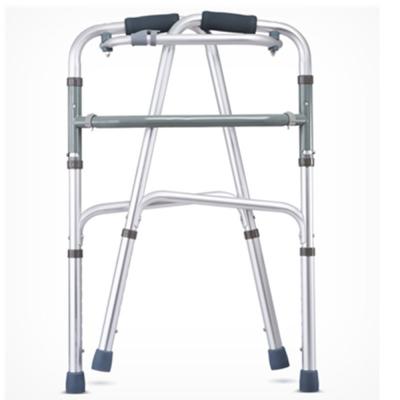 China Factory price foldable and portable lightweight aluminum rollator 4 leg walker for sale