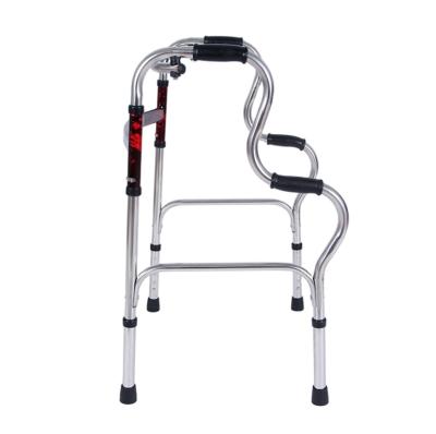 China Portable Lightweight Collapsible Waist Health Care Supplies Adult Walking Aid Walker for sale