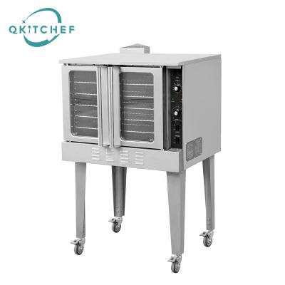 China High Quality American Energy Saving Convection Stainless Steel Single Economy Baking Oven With Wheels for sale