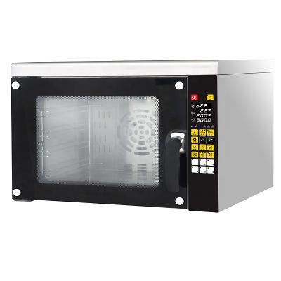 China CE OEM Stainless Steel Worktop Baking Equipment 4 Tray Commercial Supply Digital Convection Oven Commercial for sale