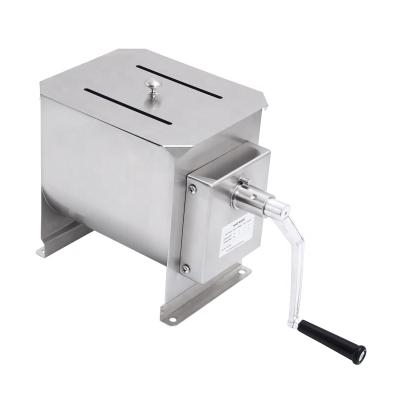 China Stainless Steel Manual Type Meat Mixer Hotels Industrial Worktop Machine for sale