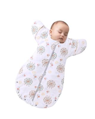 China Breathable Newborn Baby Sleeping Bag Sleepwear Sleep Prevention From Scare Skipping Supplies Thin Cotton Sleeping Bag for sale