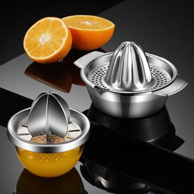 China Amazon Eaby Selling Mini Manual Food Grade Stainless Steel Squeezer Sustainable Lemon Squeezer Well for sale