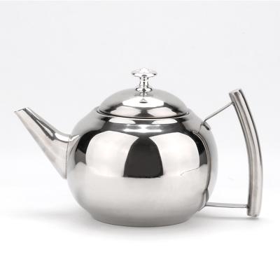 China Viable Wholesale High Quality Amazon Selling 304 Stainless Steel Turkish Teapot Coffee Pot With Strainer for sale