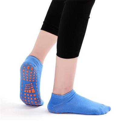 China Wholesale Hot High Quality QUICK DRY Custom Made Women Men Grabbed Trampoline Booties Anti Slip Gym Socks for sale