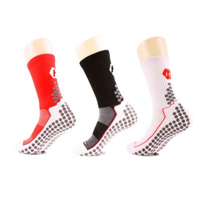 China Custom QUICK DRY Mens Soccer Socks and Custom Sports Grips Indoor and Outdoor Football Socks for sale