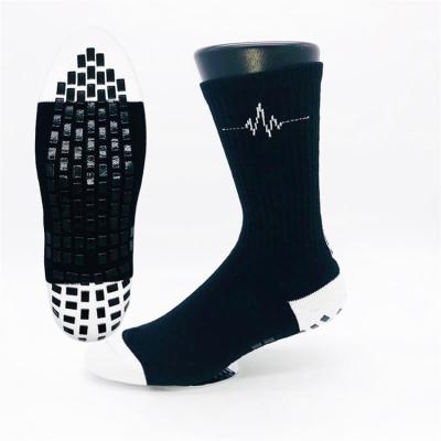 China Wholesale QUICK DRY Non Slip Socks Football And Custom Anti Slip Soccer Football Sports Grip Socks for sale