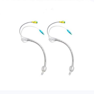 China CE ISO Tubos médicos de PVC Tubos endotraqueais blindados com cateter de sucção Tubos endotraqueais blindados reforçados Cuff Intubation Endotracheal Tube Supplier à venda