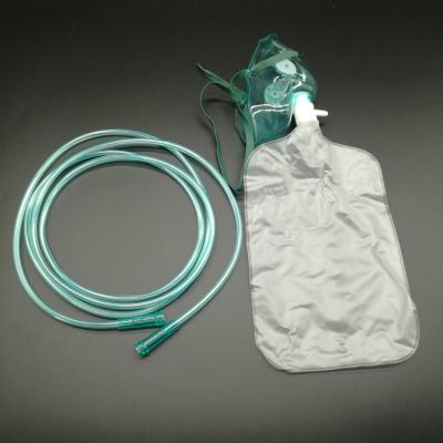 China ORCL Medical PVC Non Rebreathing Oxygen Mask With Reservoir Bag for sale