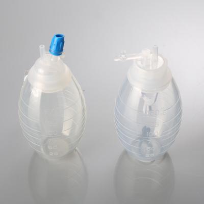 China 100% medisch verbruiksgoedere 100 ml 150 ml 200 ml 400 ml siliconen drainage pot Te koop