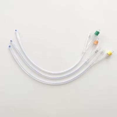 China Manufacturer Foley Catheter 100% Silicone 2-Way Balloon Urine Catheter 14 Fr Silicone Foley Catheter zu verkaufen