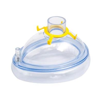 China CE ISO Approved Nice Disposable Air Cushion Pvc Anesthesia Mask With Air Cushion Mask Anesthesia Mask for sale