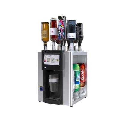 China Smart Mixer Standing Fully Automatic Smart Mojito Machine Cocktail Coke Maker Milk Tea Juice Bar for sale