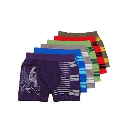 China Handsome Cardboard Fashion Boys Underwear Antibacterial High Quality Comfortable Boxers for sale